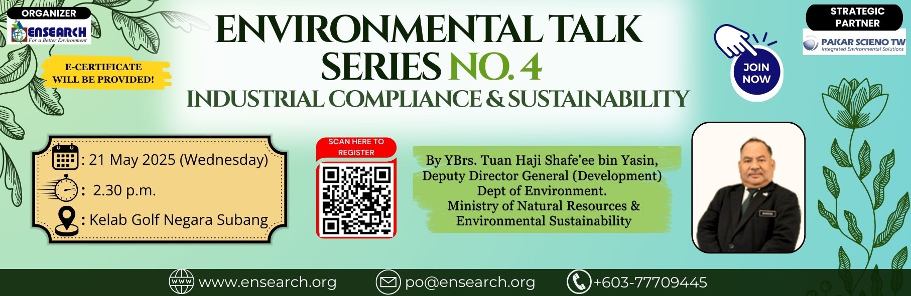 Environmental Talk Series 4 banner